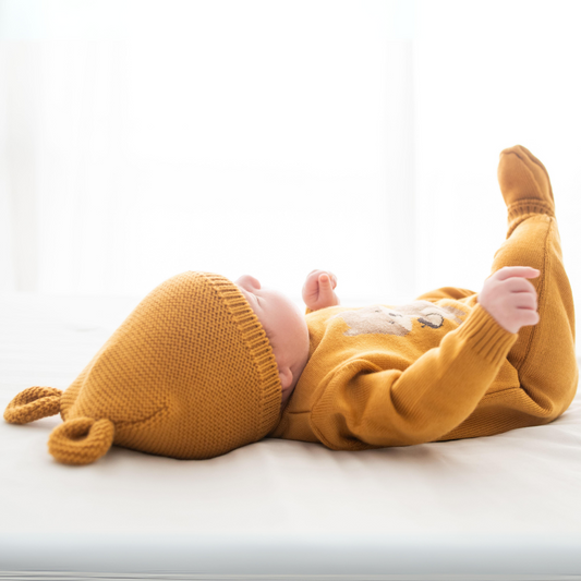 Virgin Merino Wool Teddy  Hat - Honey