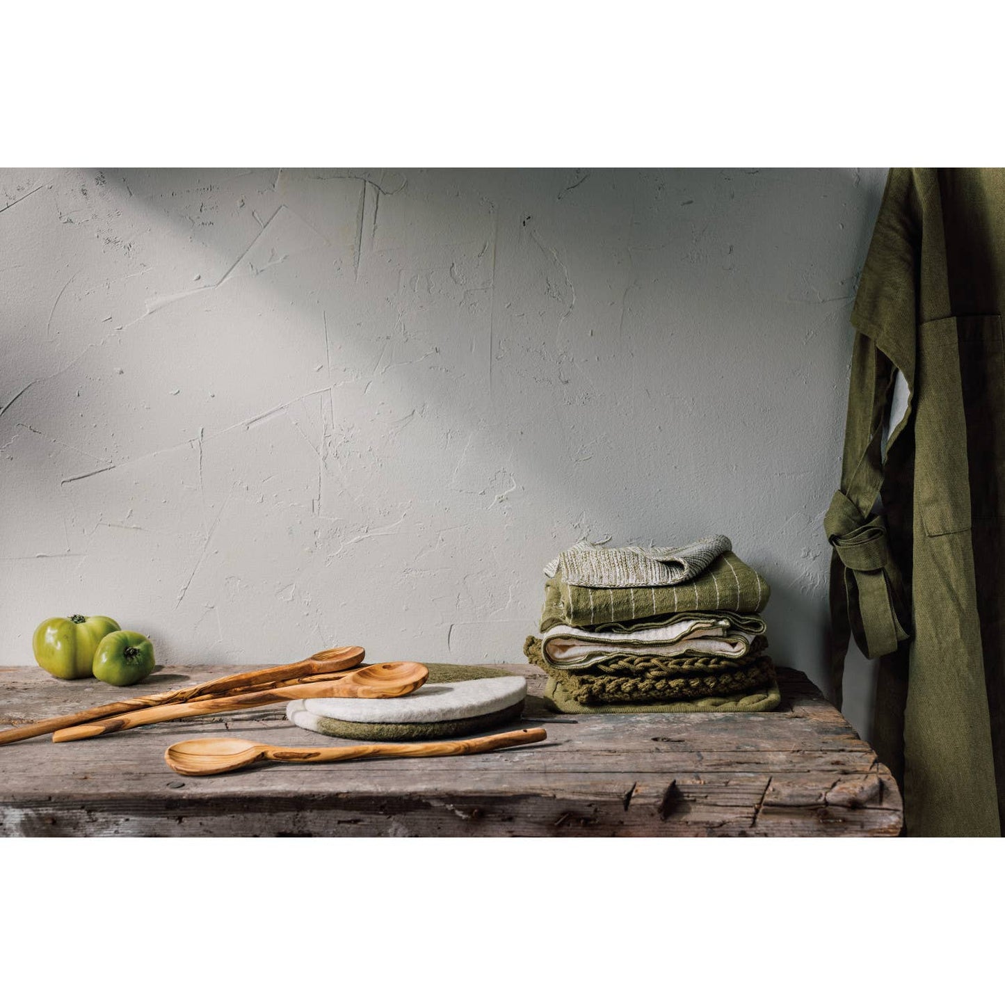 Danica Heirloom - Olive Felted Wool Trivet