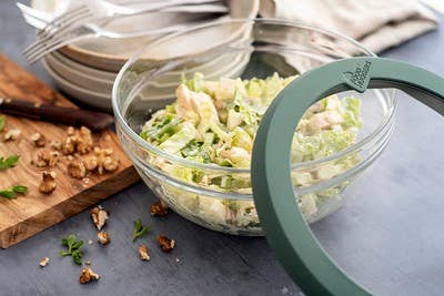 Food Huggers - Food Huggers Lid Extra Large  Gradual Green