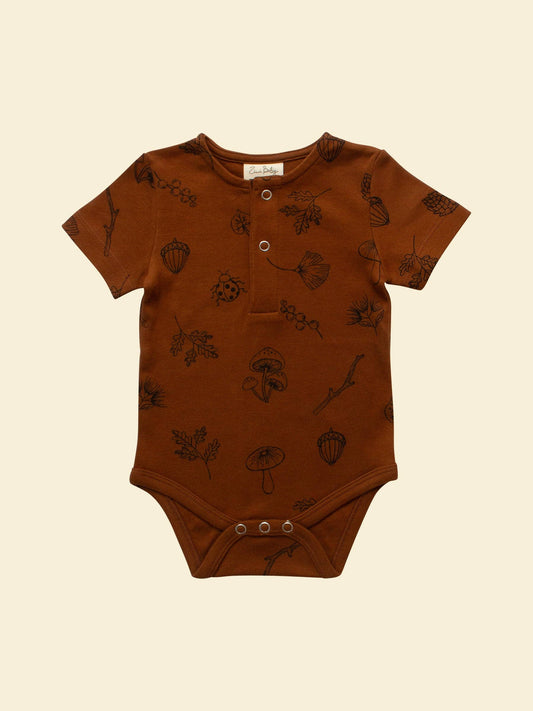 Nature walk organic short sleeve onesie