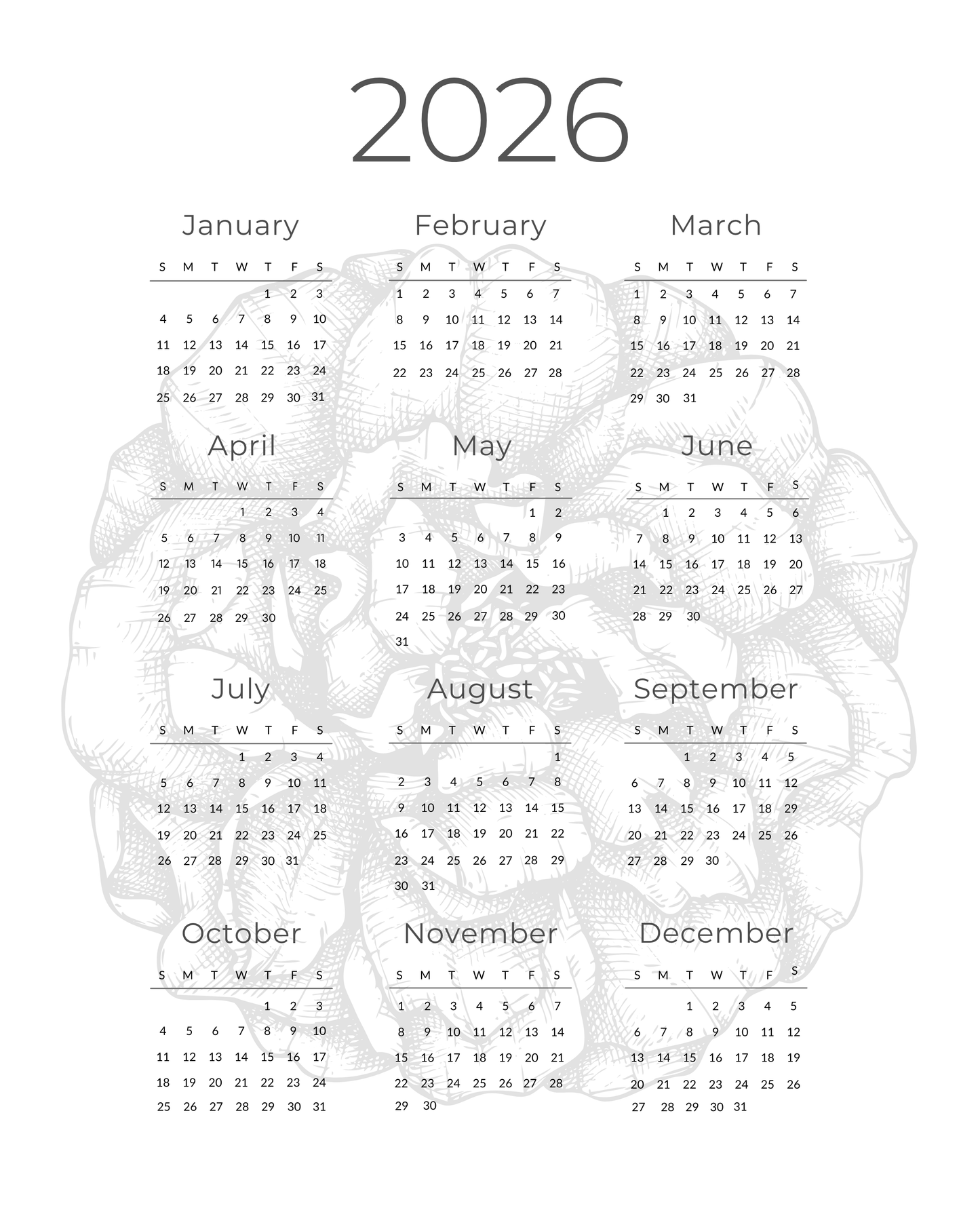 2026 Expressions of Light Desk Calendar and Planner - Art by Mona Anastas
