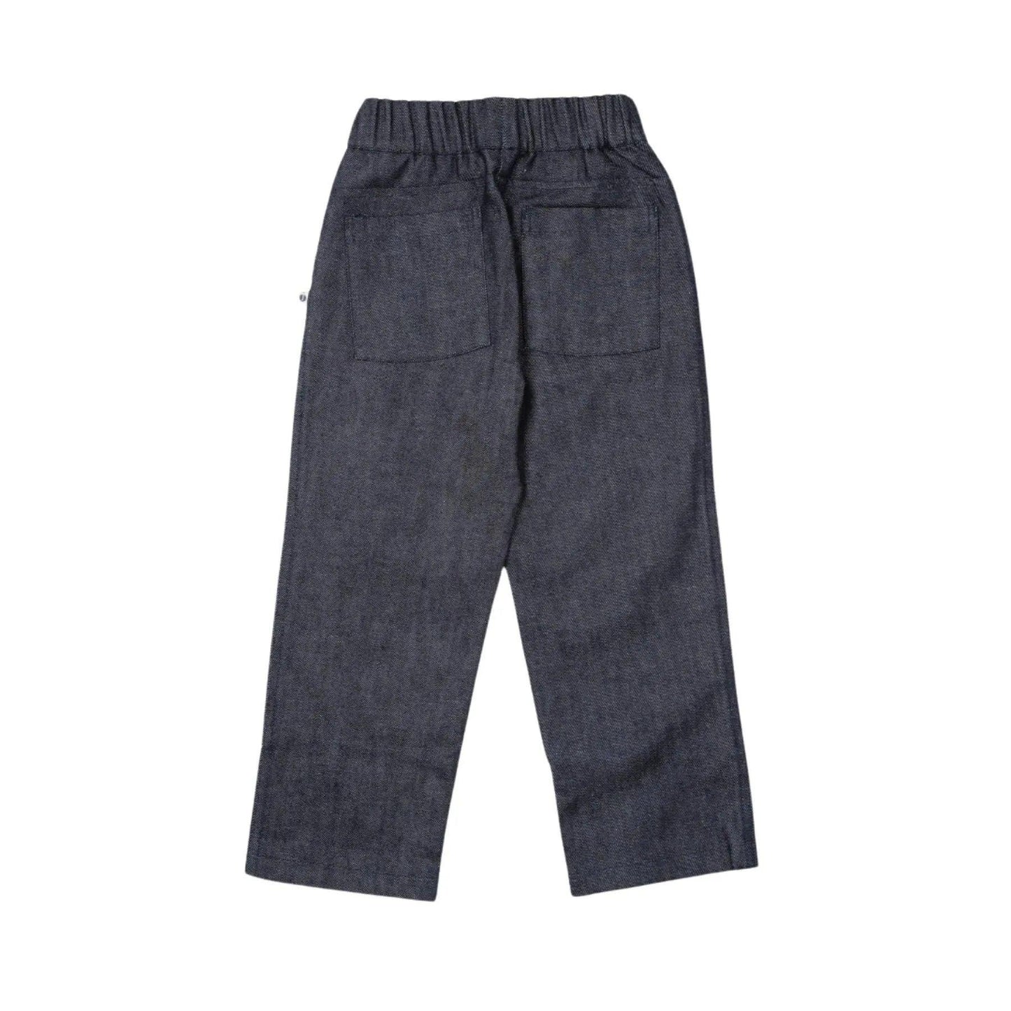 Dark gray pants on a white background