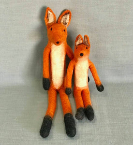 Wool felt Fox Doll 