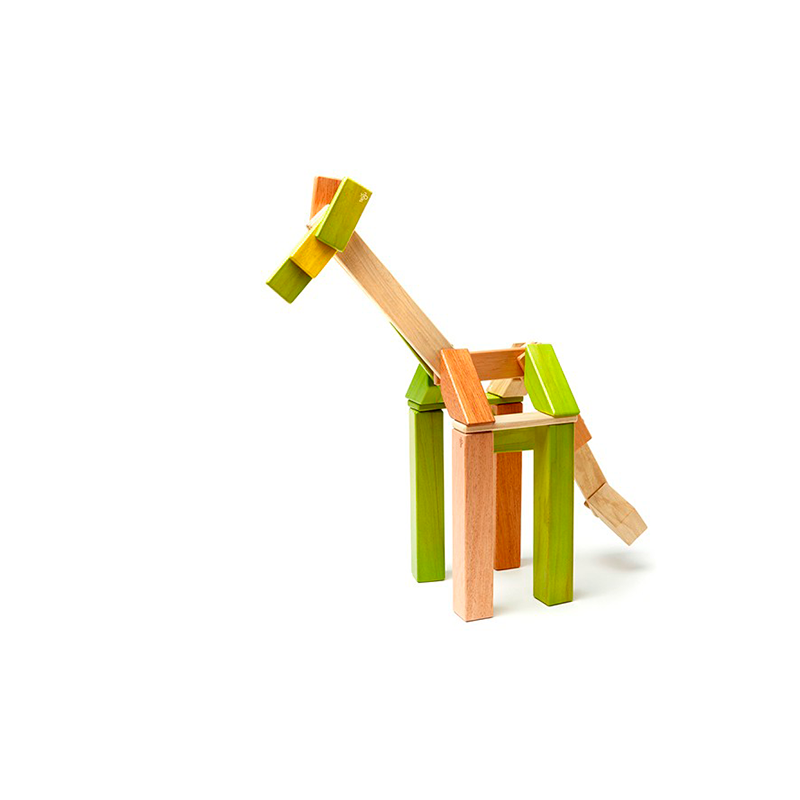 42-Piece Set Tegu Magnetic Wooden Blocks