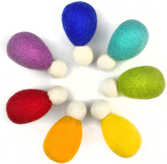 Rainbow Party Peg Dolls