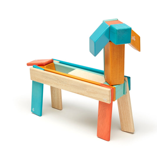 Tegu blocks 24-piece set in sunset