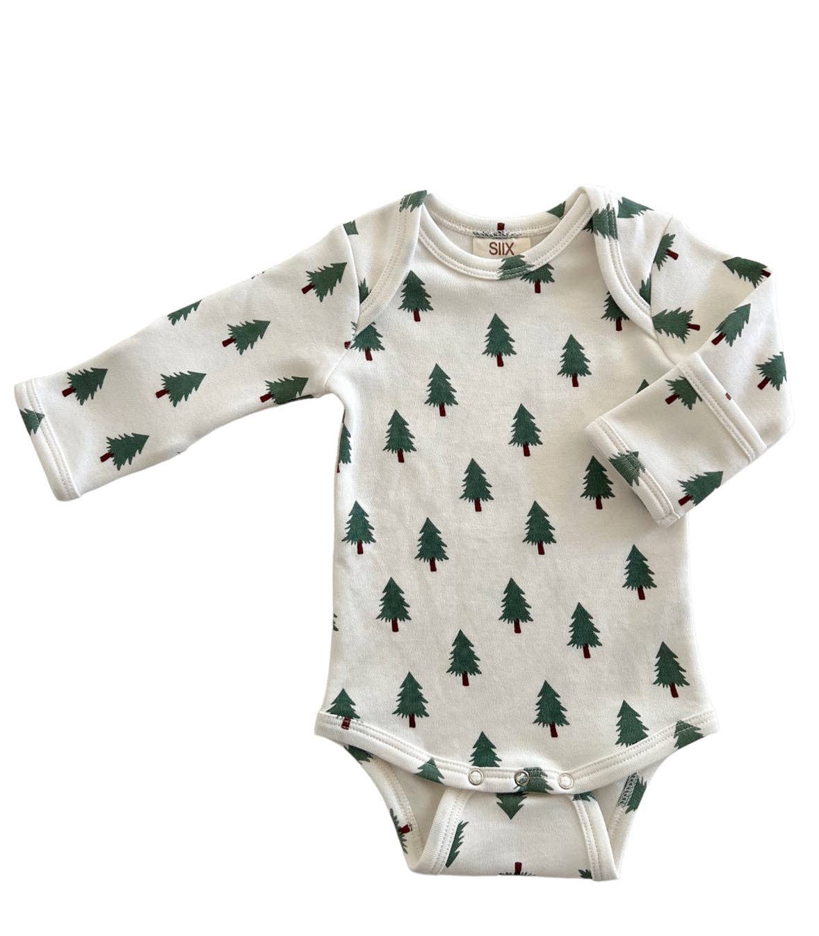 Organic Trees Long Sleeve Onesie