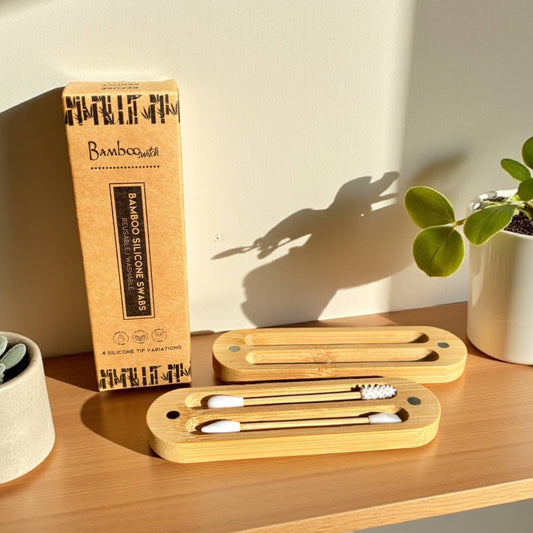 Bamboo Switch - Reusable Bamboo Ear Buds in Case | Christmas Gift Bestseller