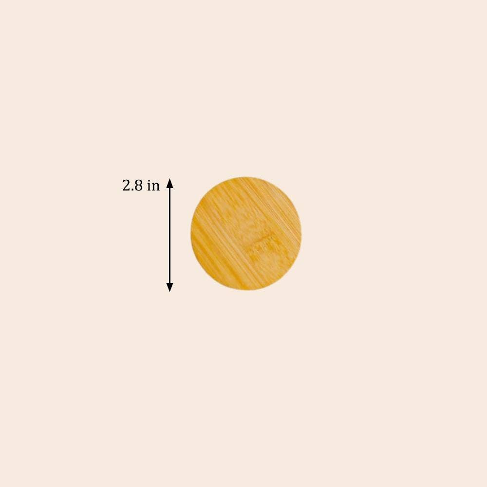Bamboo Mason Jar Lid | Standard Mouth