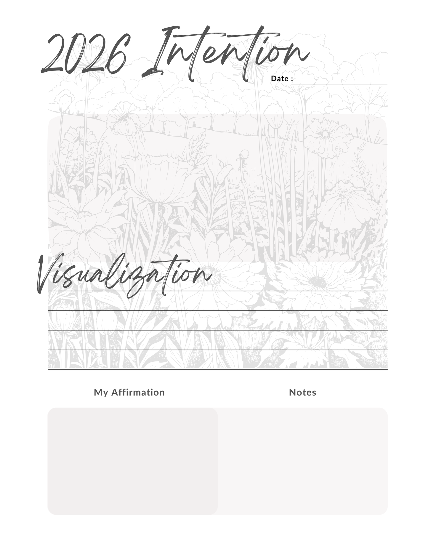 2026 A Moment of Clarity Desk Calendar and Planner - Art by Mona Anastas