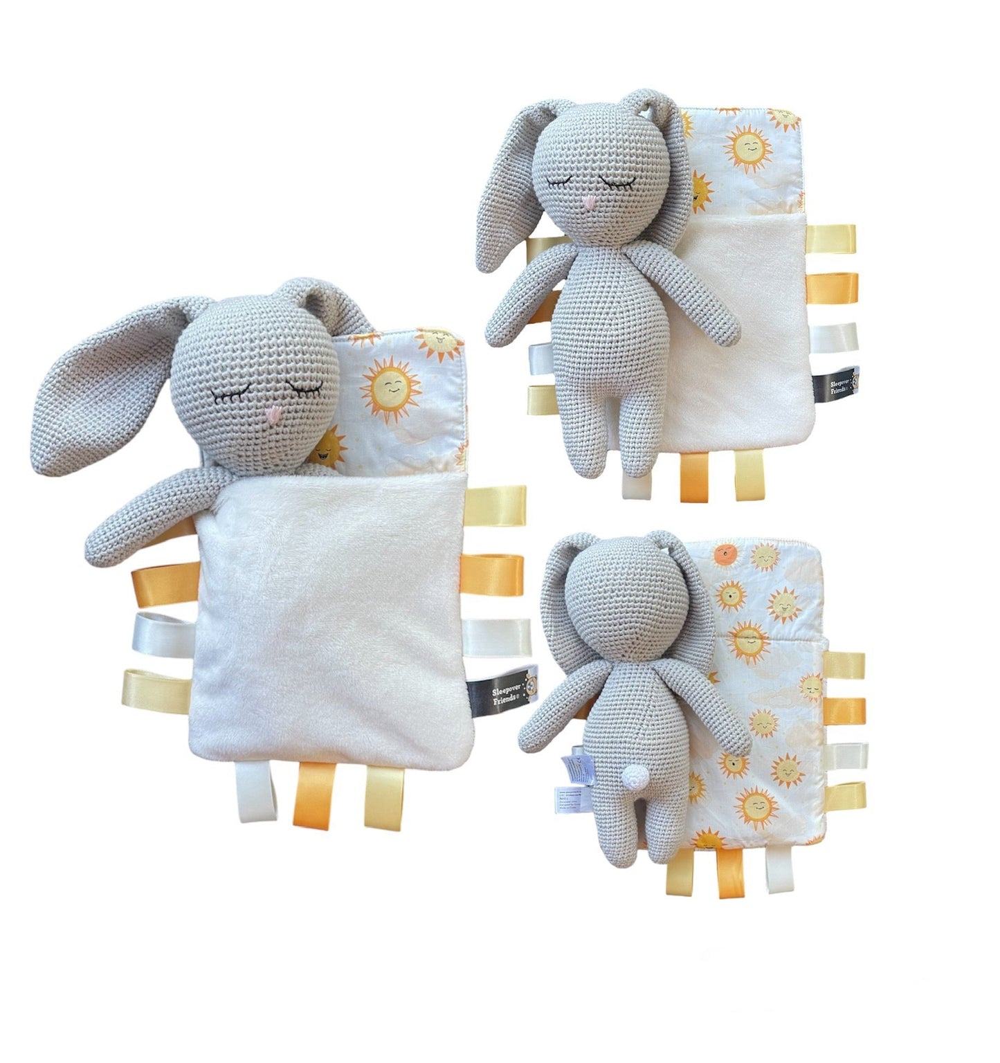 Bunny in nap time sleeping bag