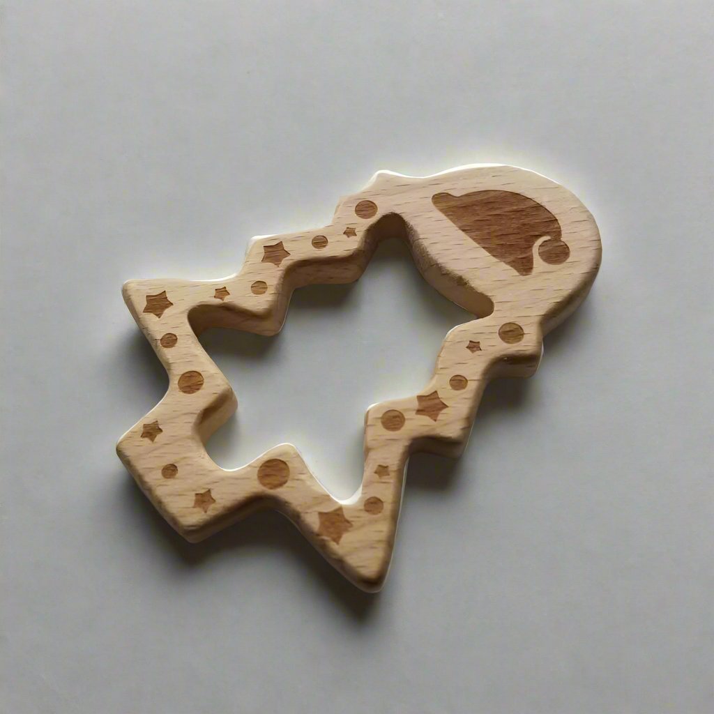 Christmas Tree Wooden Teether Toy