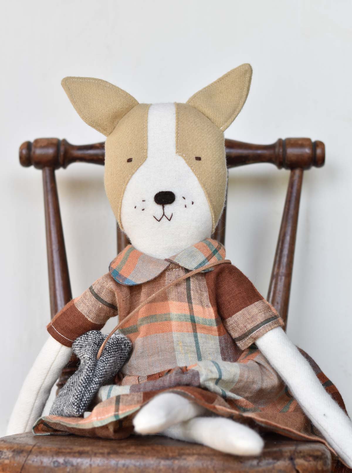 Fig the Frenchie Dog - Ojai Orchard Gather Dress