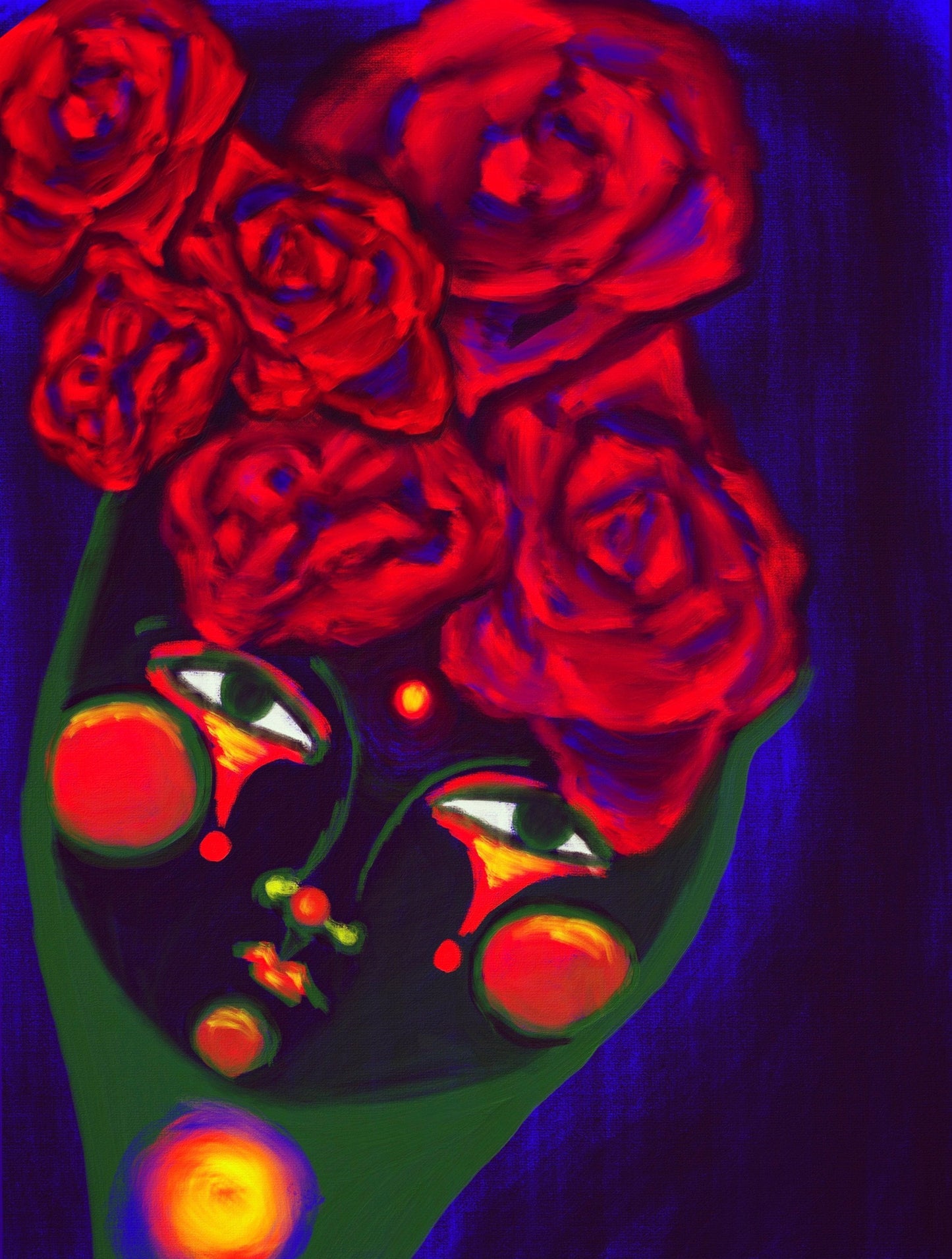 Roses are Red Journal: Art by Mona Anastas
