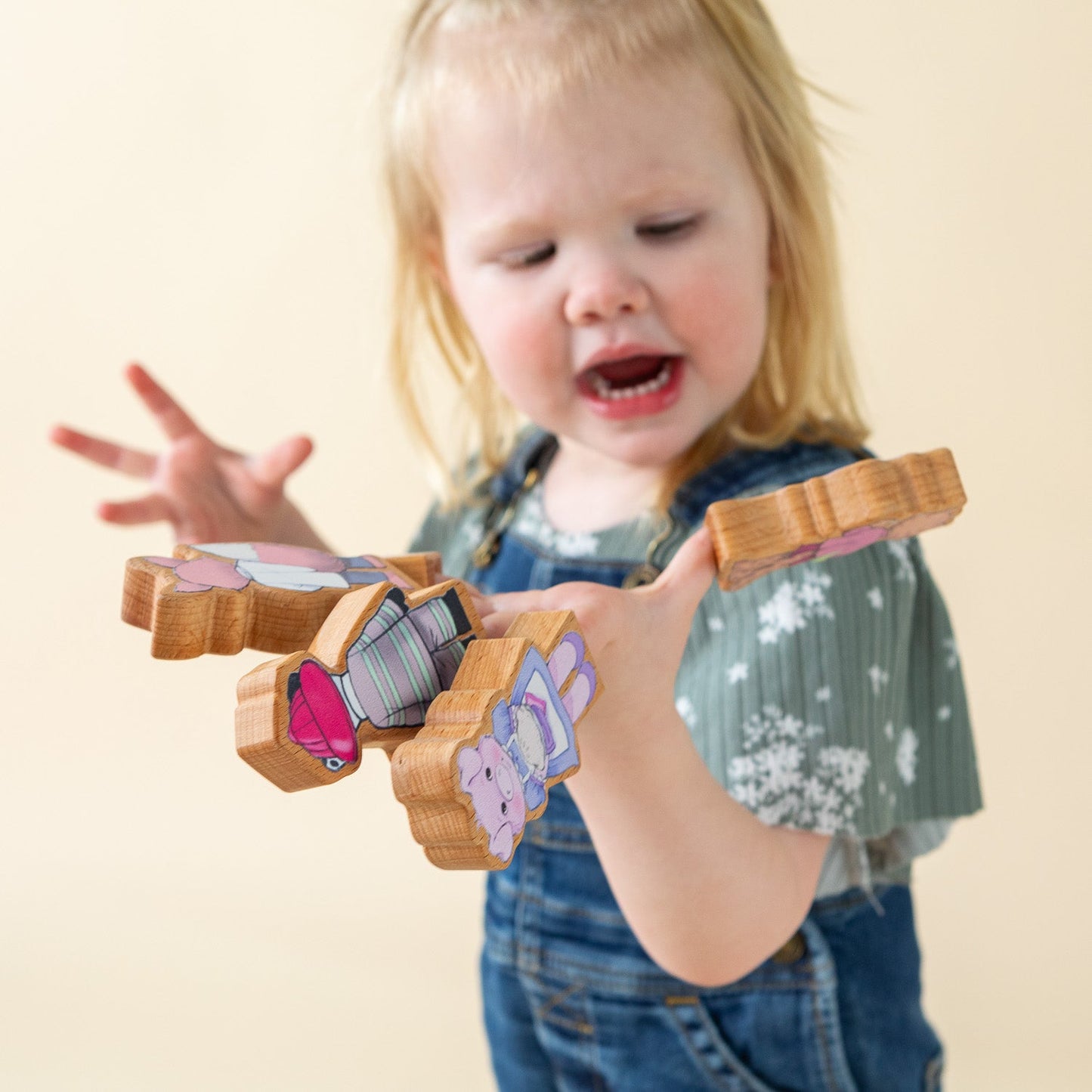 Finger Puppet Set | Solid Wood | Made in the USA 🇺🇸