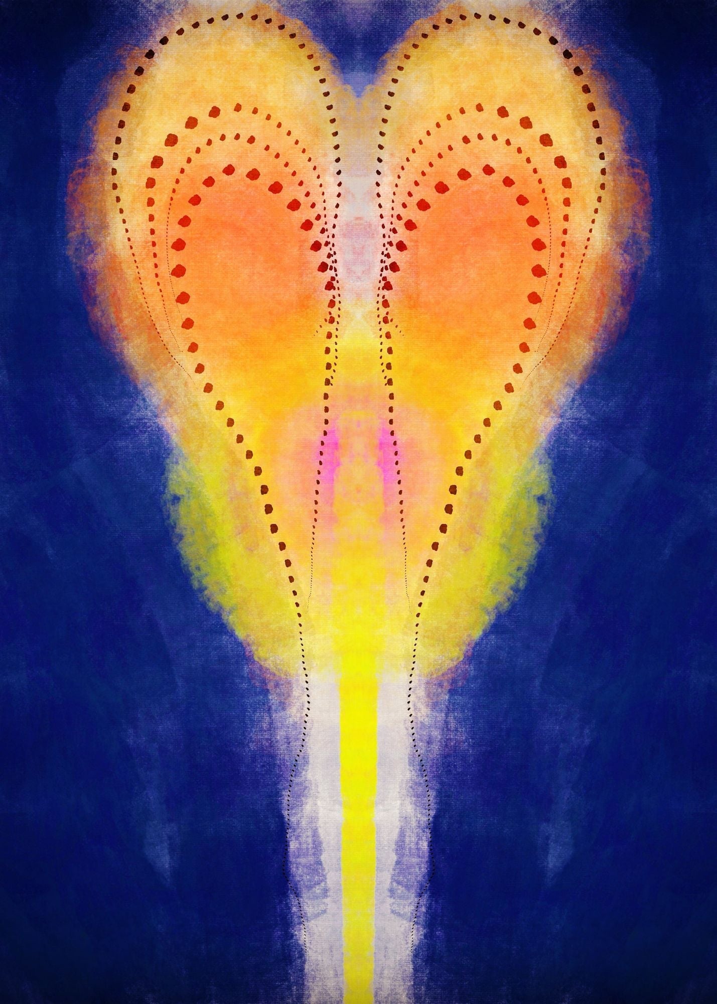 Heart Opening Journal: Art by Mona Anastas