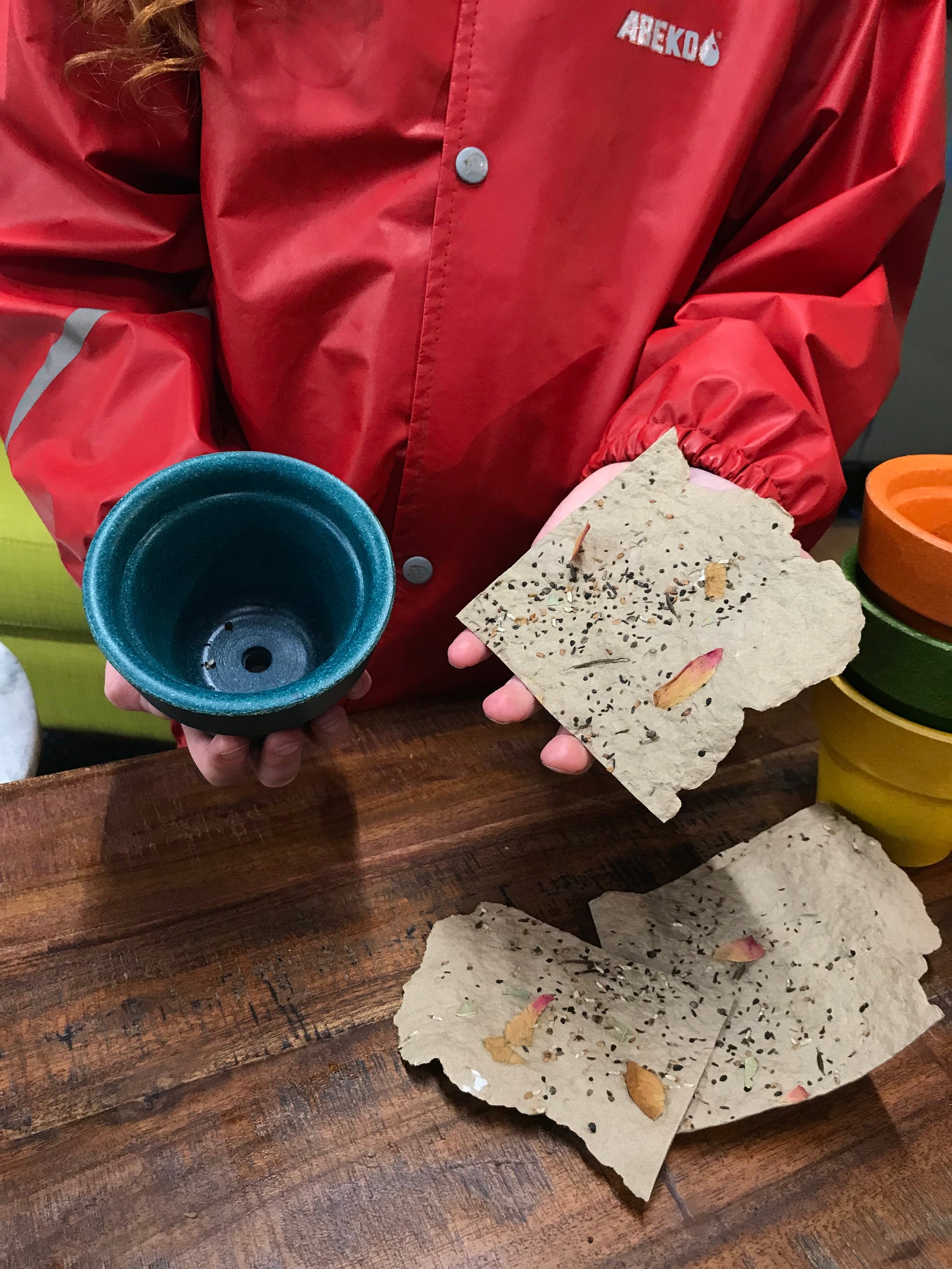 Kids Plant-Flower Pot with Seed Paper