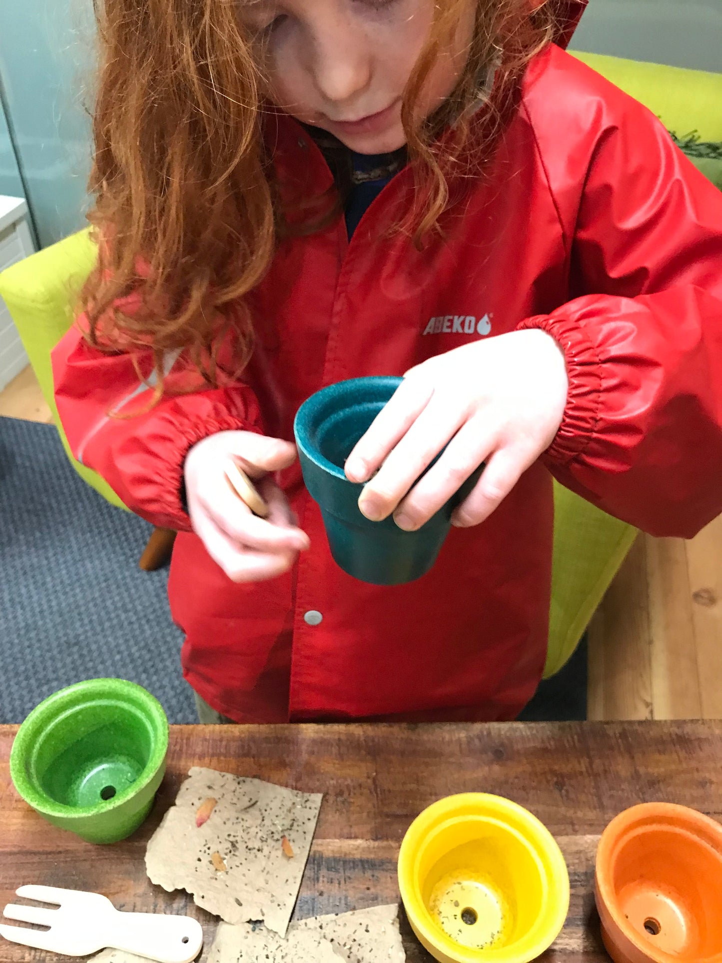 Kids Plant-Flower Pot with Seed Paper