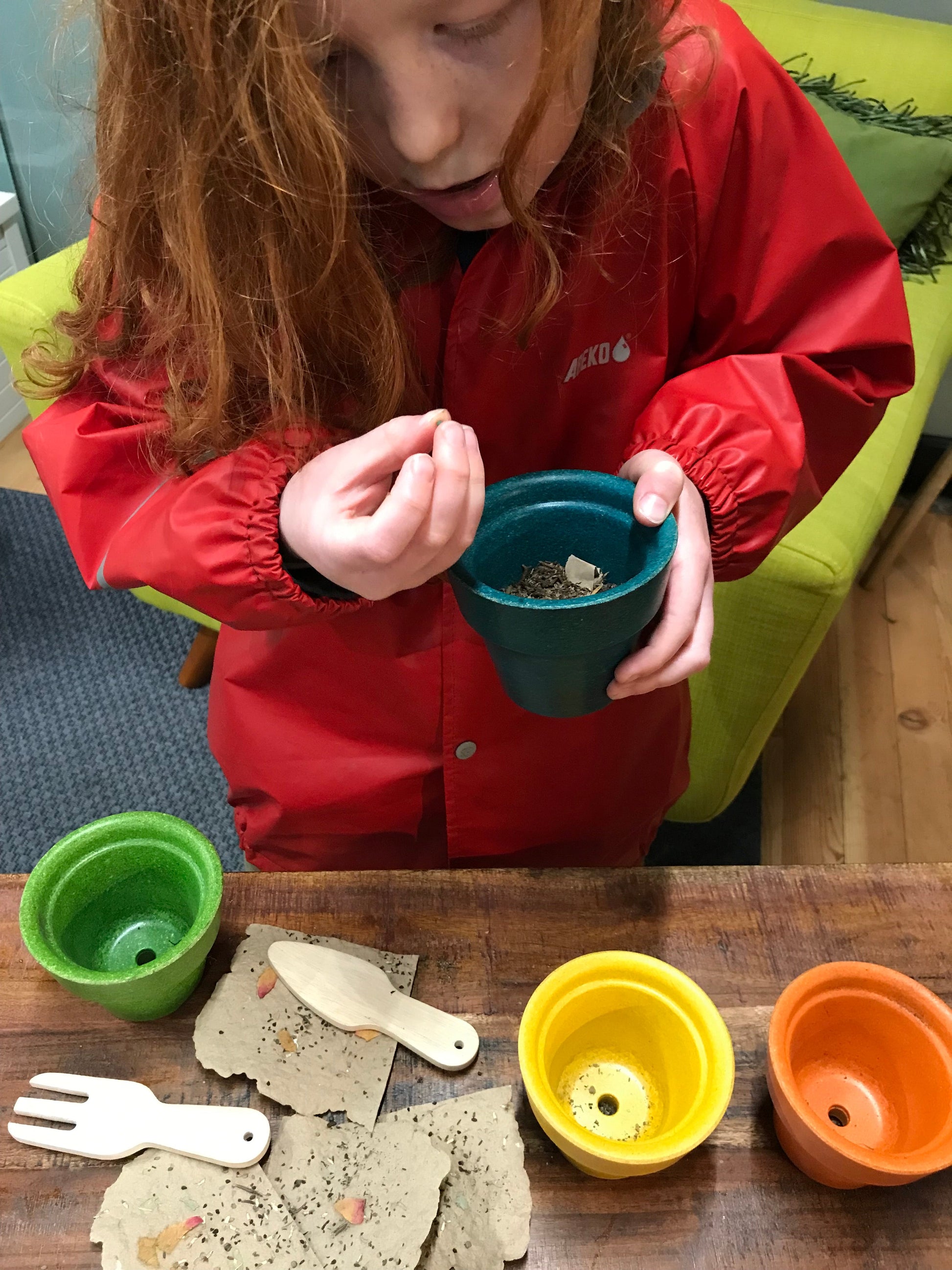 Kids Plant-Flower Pot with Seed Paper