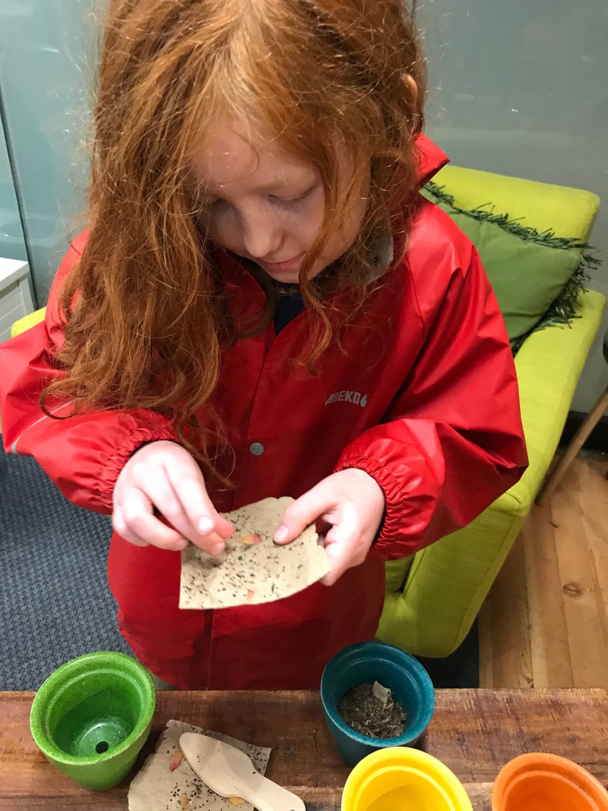 Kids Plant-Flower Pot with Seed Paper