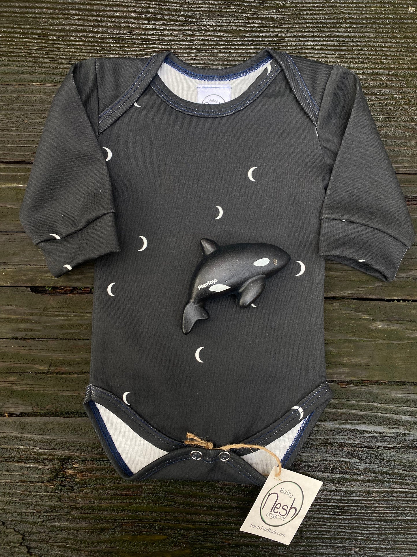 Moon Long Sleeve Onesie