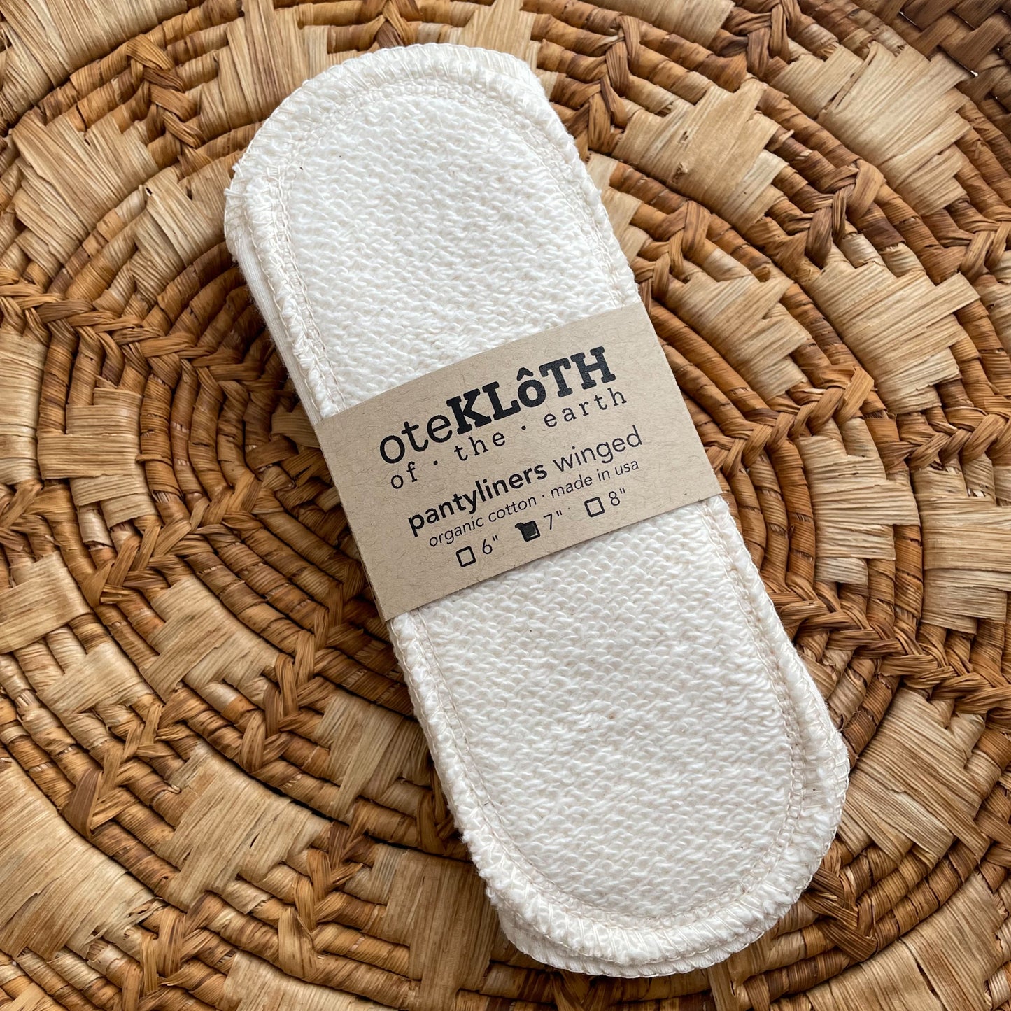 Organic Cotton Pantyliners | Winged