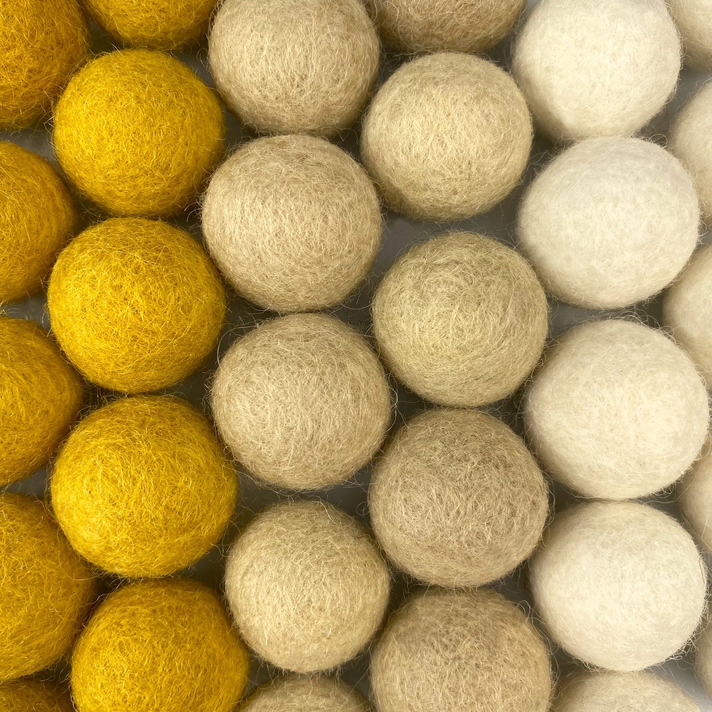 MidnightGlam Wool Felt Balls for Crafts & Sensory Play (50 Pack)
