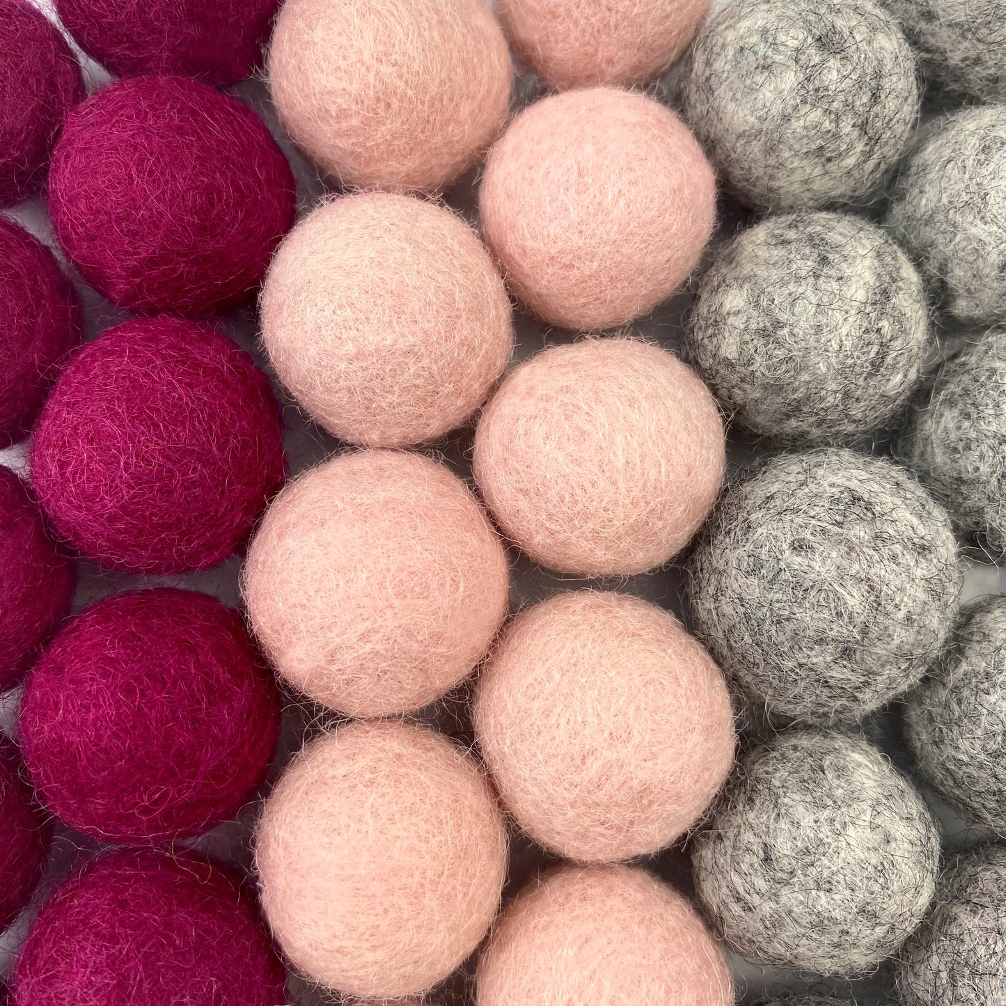 Cozy Love Wool Felt Balls for Crafts & Sensory Play (50 Pack)