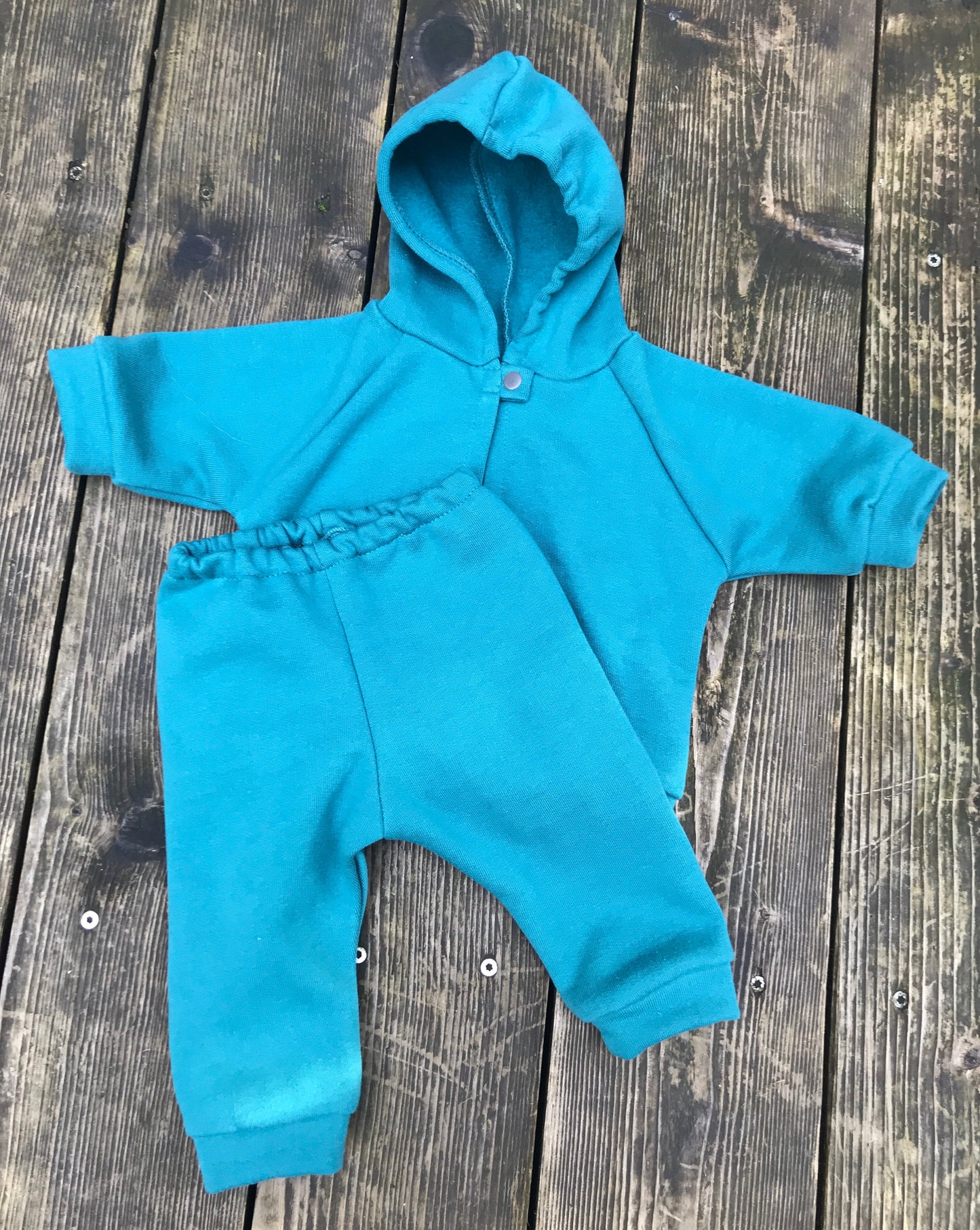 Ocean Blue Baby Sweat Set