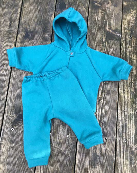 Ocean Blue Baby Sweat Set