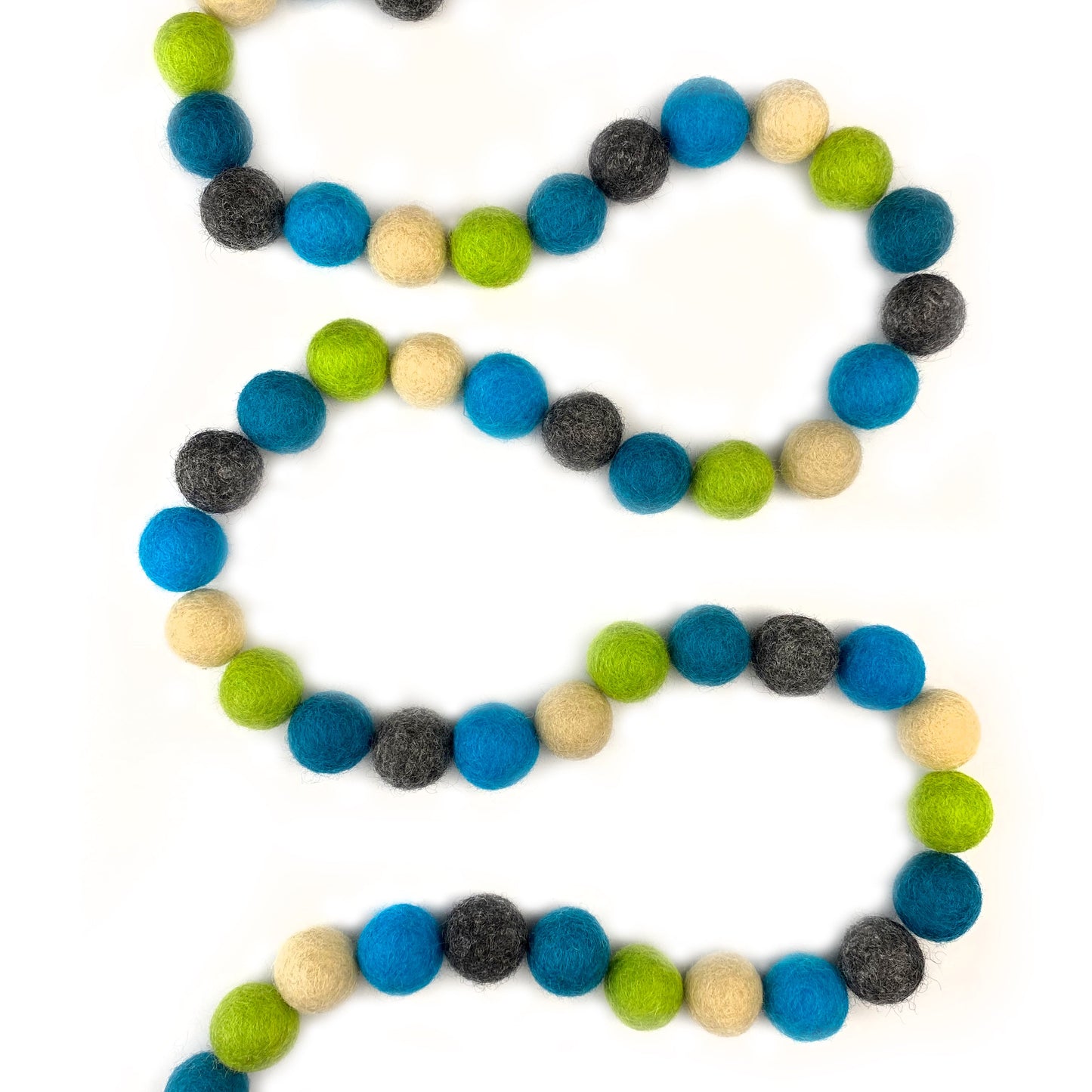 Island Cove Wool Felt Balls for Crafts & Sensory Play (50 Pack)