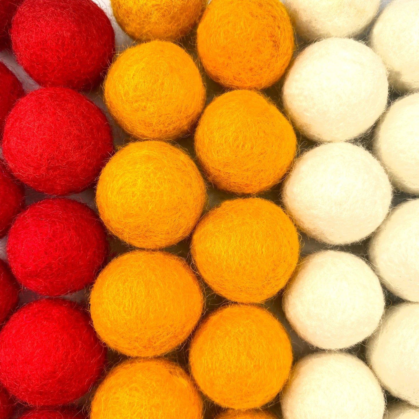 Freedom Wool Felt Balls for Crafts & Sensory Play (50 Pack)