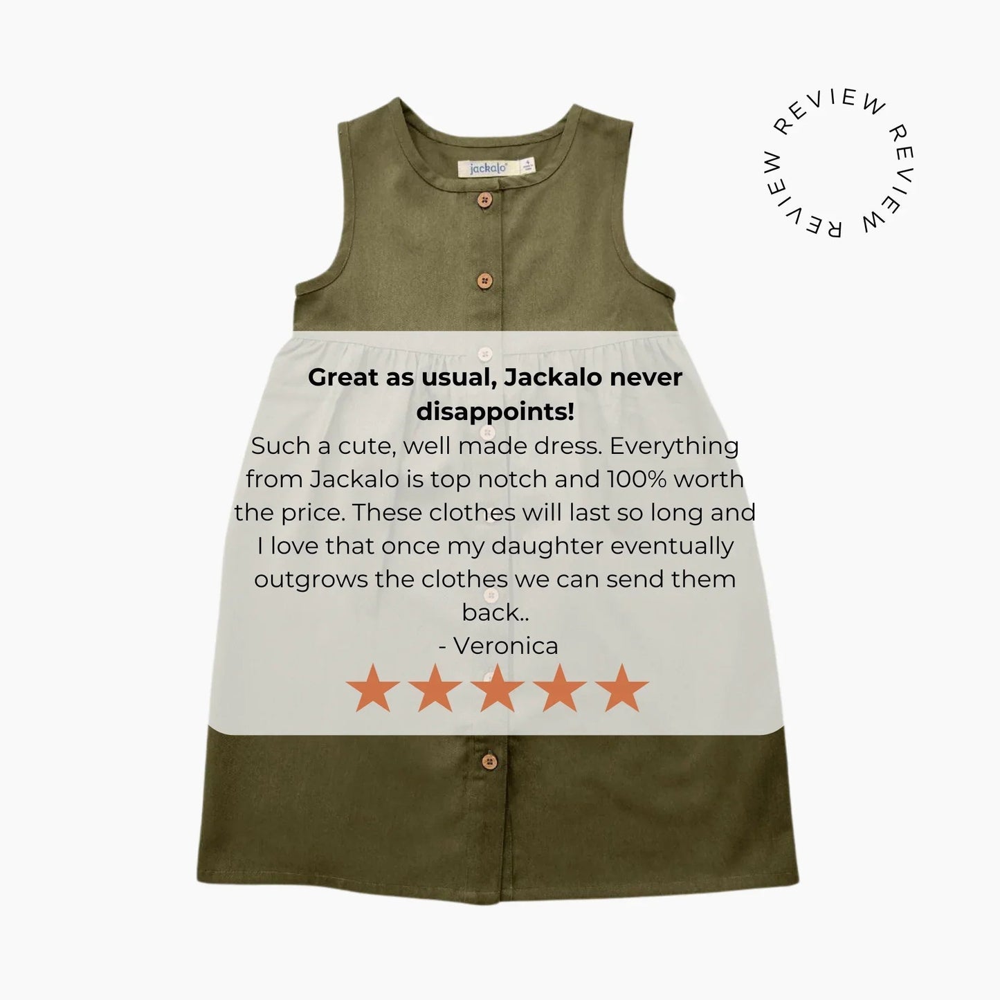 Jo Dress - Dark Olive