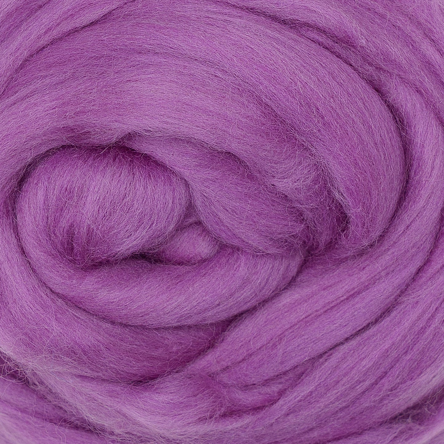 MERINO WOOL ROVING - DEEP LILAC