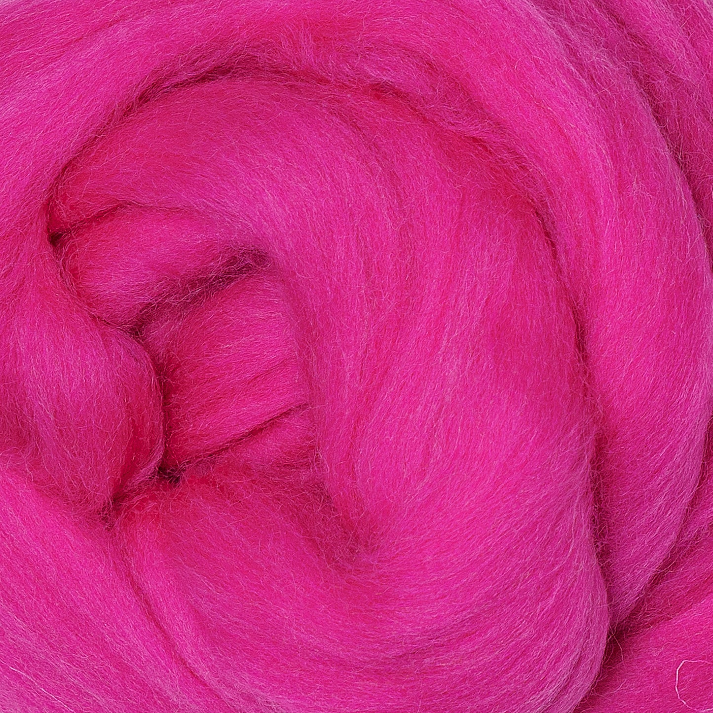 MERINO WOOL ROVING - FRENCH PINK