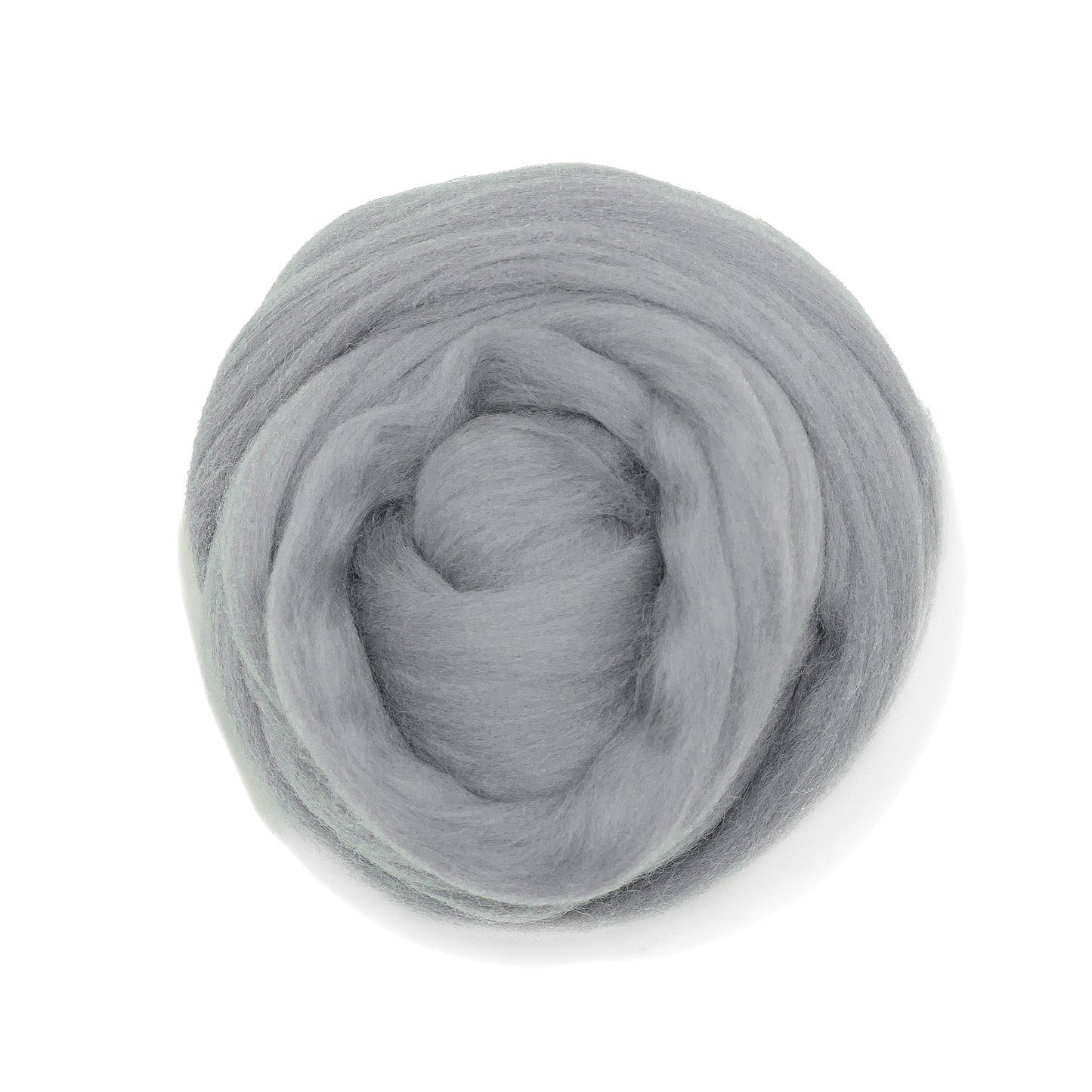 MERINO WOOL ROVING - STORM GRAY