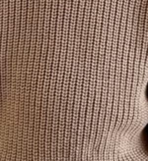 Close-up of brown textured fabric