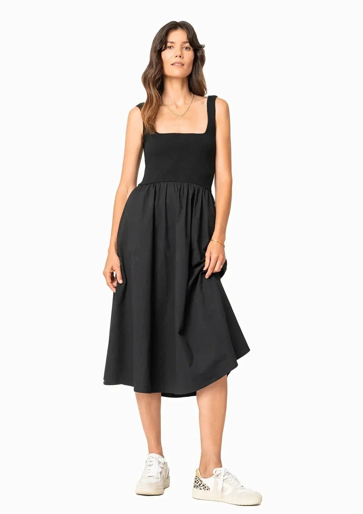 Illusion Dress - Black