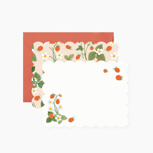 WILD STRAWBERRIES  Notecards | Set of 4