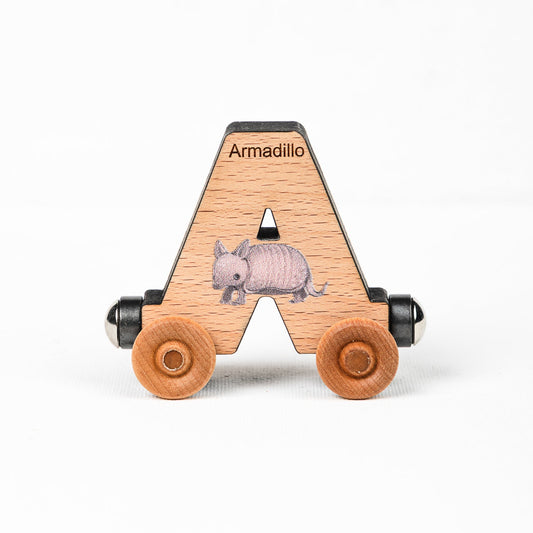 ABCs Magnetic Wooden Train Letters Made in USA for Kids | Made in the USA 🇺🇸