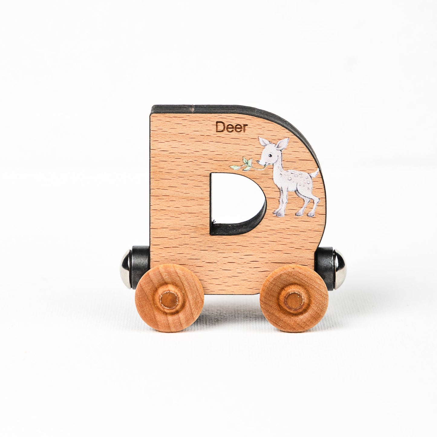 ABCs Magnetic Wooden Train Letters Made in USA for Kids | Made in the USA 🇺🇸