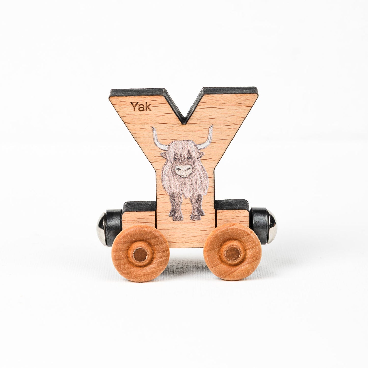 ABCs Magnetic Wooden Train Letters Made in USA for Kids | Made in the USA 🇺🇸