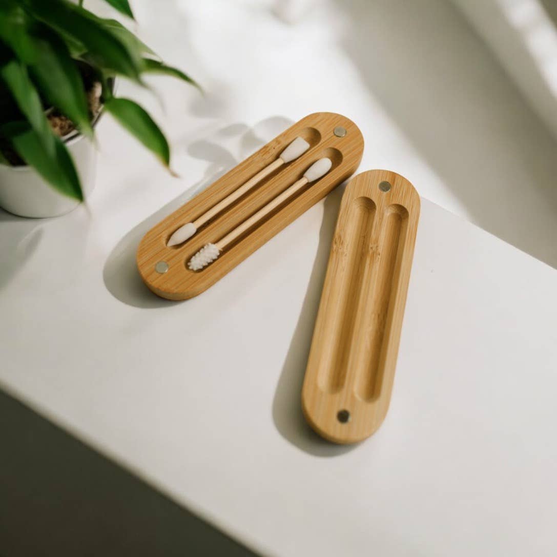 Bamboo Switch - Reusable Bamboo Ear Buds in Case | Christmas Gift Bestseller