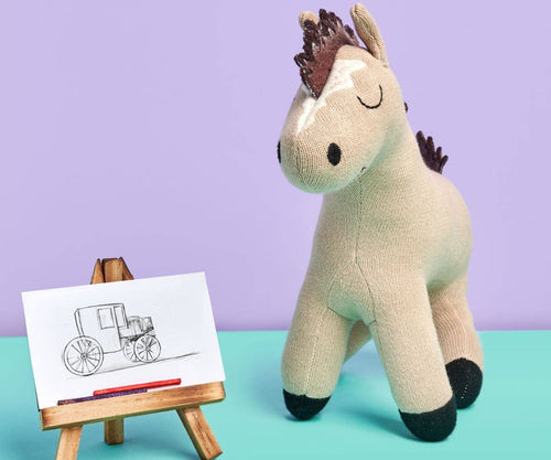 Organic Cotton Horse Plush Toy