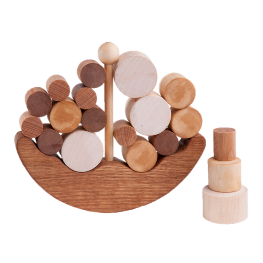 Wooden Ship Balancing Toy