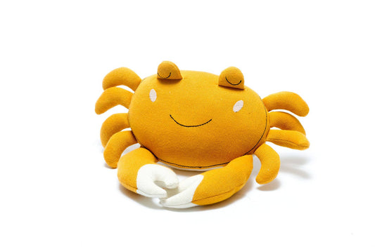 organic crab plush toy