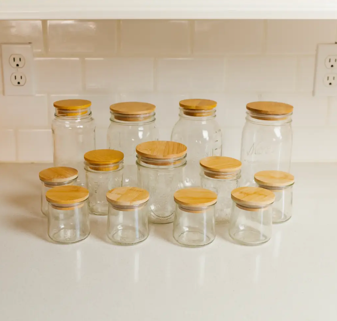 Bamboo Mason Jar Lid | Standard Mouth