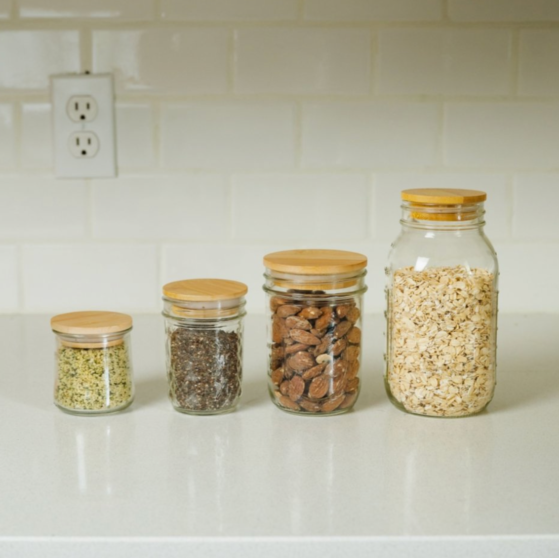 Bamboo Mason Jar Lid | Standard Mouth