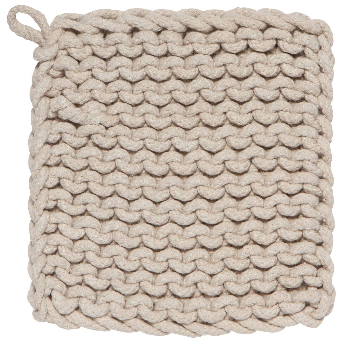 Danica Heirloom - Dove Gray Knit Potholder