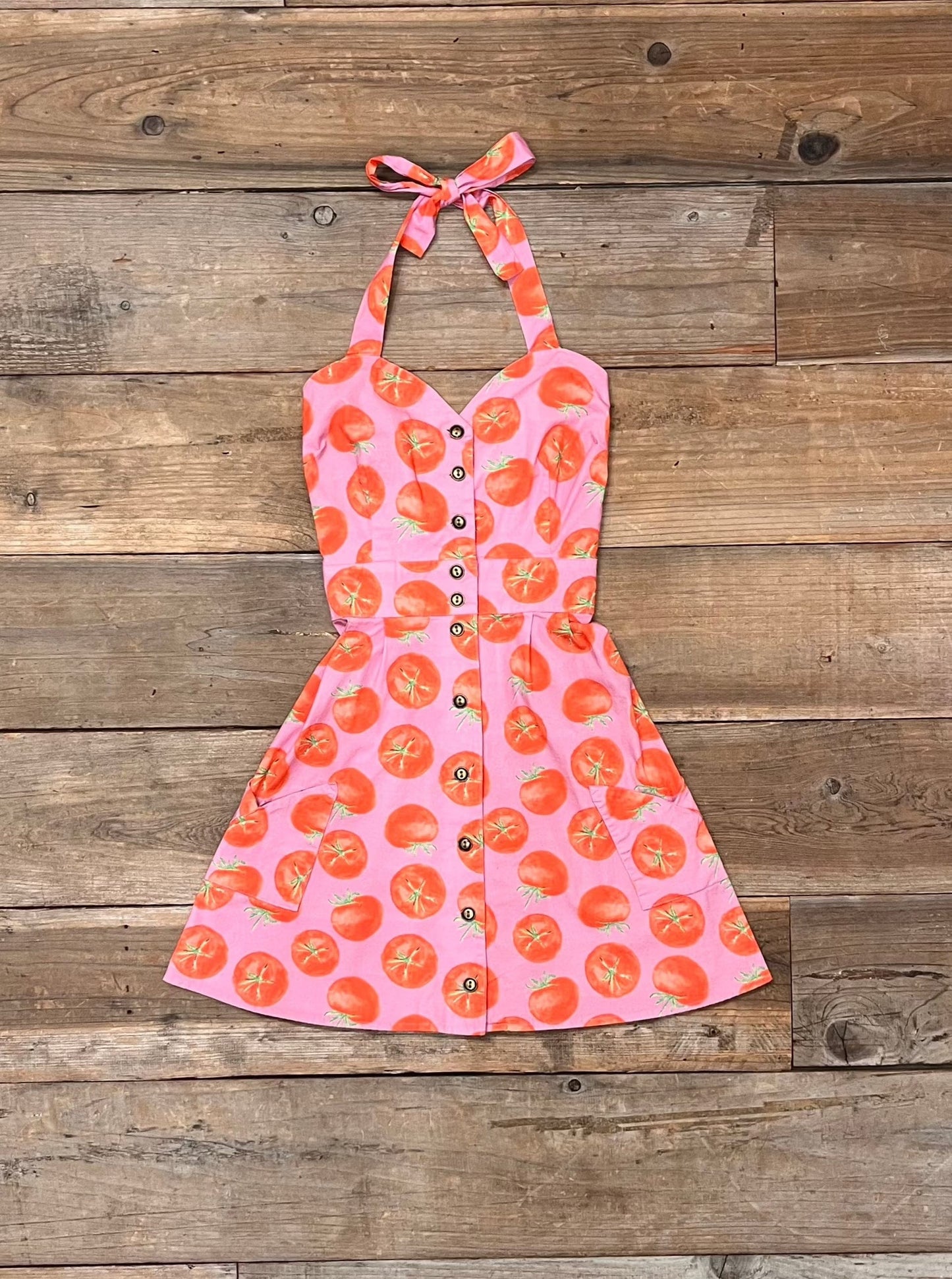 Bedding Dress in Tomato